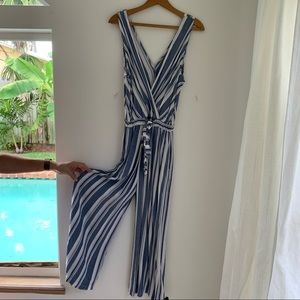 Striped jumpsuit